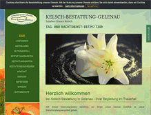 Tablet Screenshot of bestattung-scheer-kelsch.de